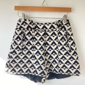 Vena Cava Black and White Shorts
